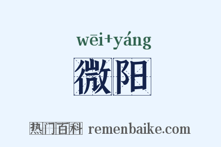 微阳是什么意思的图片